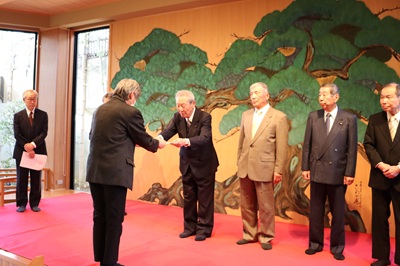 分団長辞令伝達